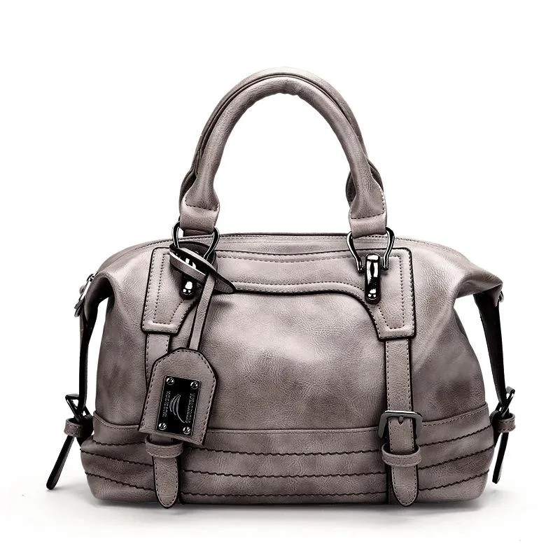 Handbag women's soft face solid color single shoulder diagonal large bag