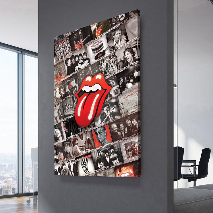 The Rolling Stones Limited Canvas Wall Art MusicWallArt
