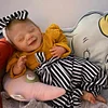 20" Debashi Truly Reborn Newborn Soft Silicone Baby Doll Asleep Girl - RBBI-Myrebornbabydoll&reg; Myrebornbabydoll&reg;