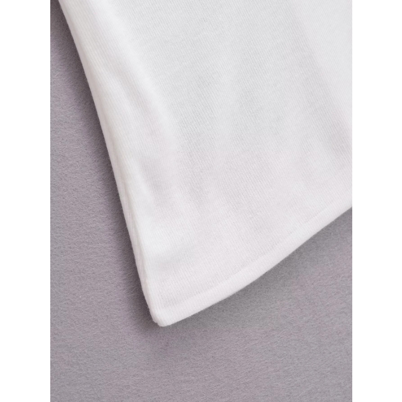 Ootddress Twist Off-Shoulder Slim T-shirt Solid Patchwork Elegant Backless Women's Top Y2k Top Pleated Casual Strapless Pullover Tee