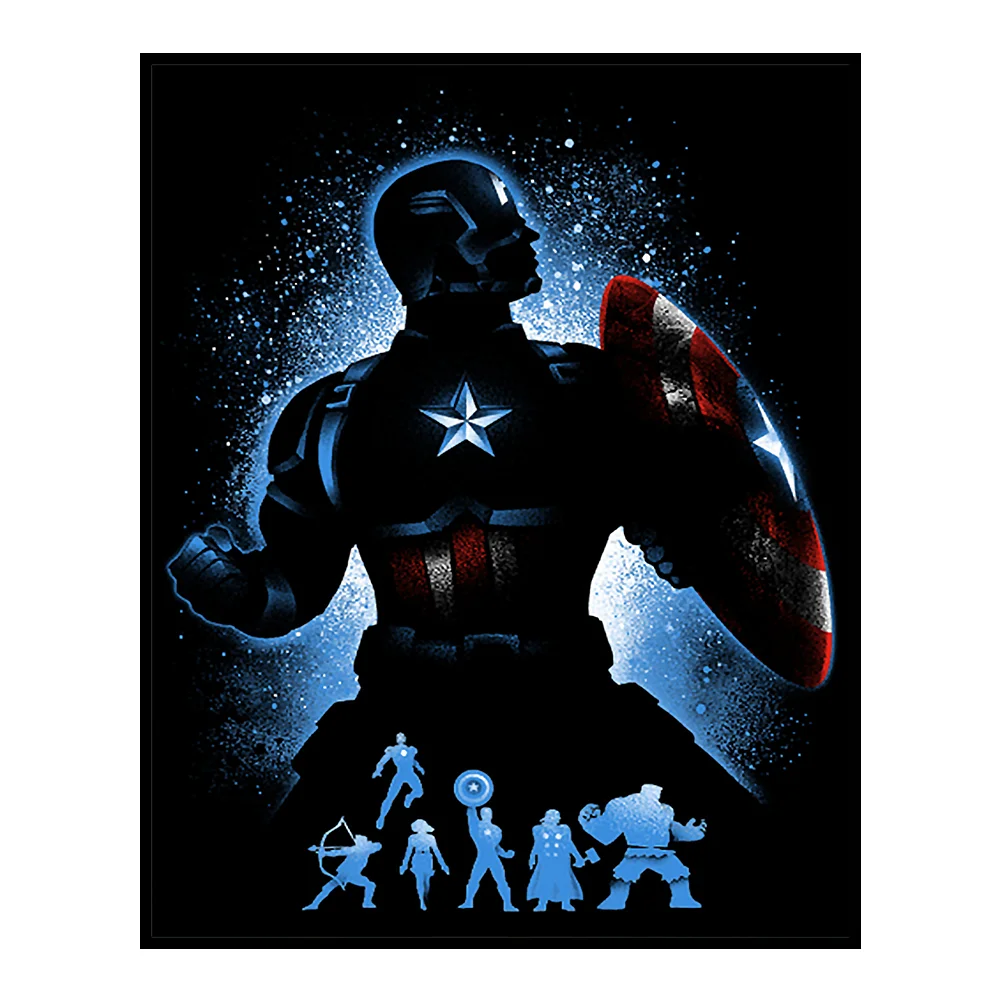 11CT Full Stamped Cross Stitch - Silhouette Series(Canvas|40*50cm)