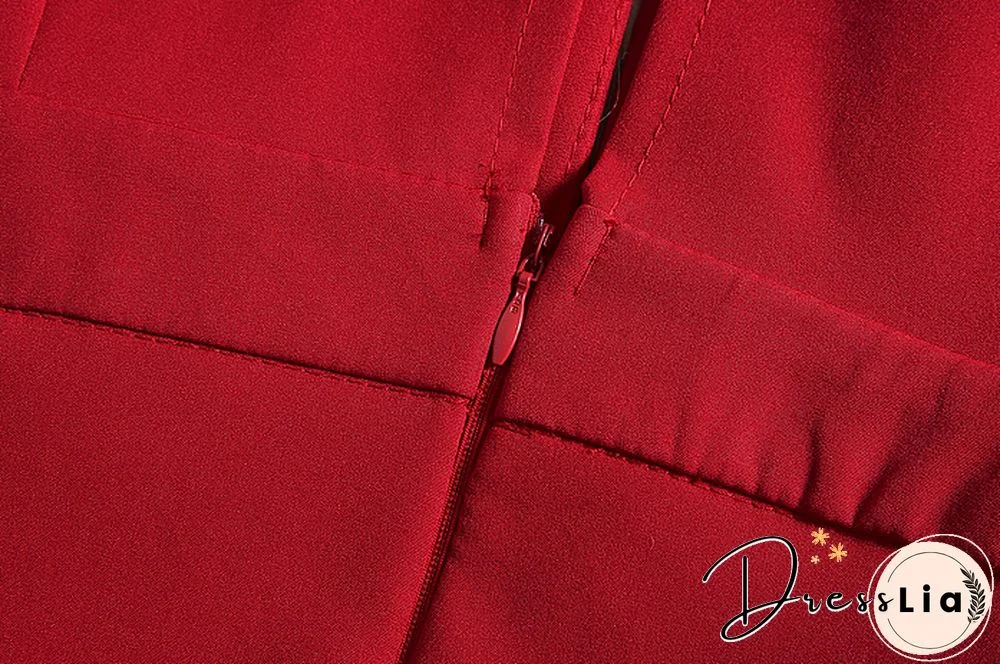 ALPHALMODA Summer Women Deep V-neck Sexy Jumpsuits Solid Color Straight Full Length Pants Ladies Party Overall Outfit