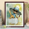 Diamond Painting -DIY Round Drill Cartoon Girl