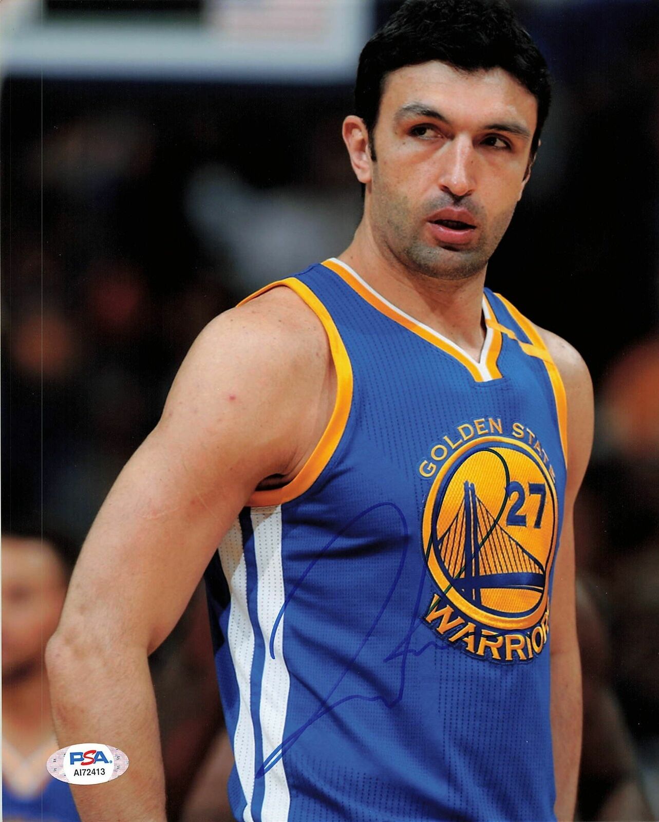 Zaza Pachulia signed 8x10 Photo Poster painting PSA/DNA Autographed Golden Sate Warriors