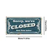 Closed - Car License(12*6Inch)