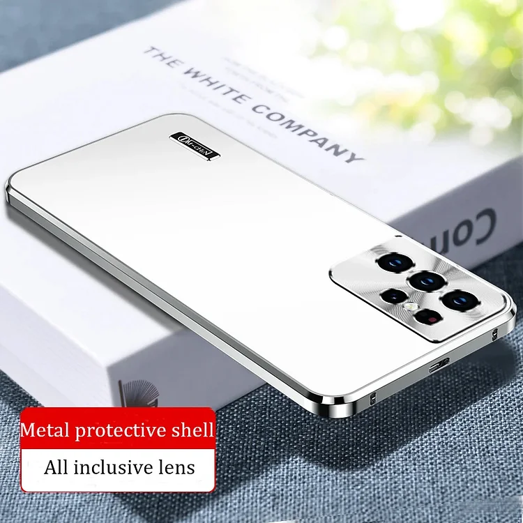 Titanium Ultra Thin Metal Magnetic Phone Case For Samsung