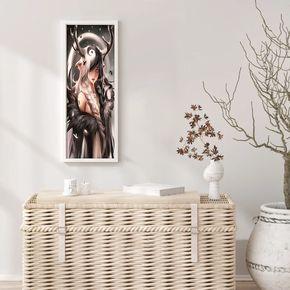 Full Round Diamond Painting 30*70cm - Tai Chi Beauty