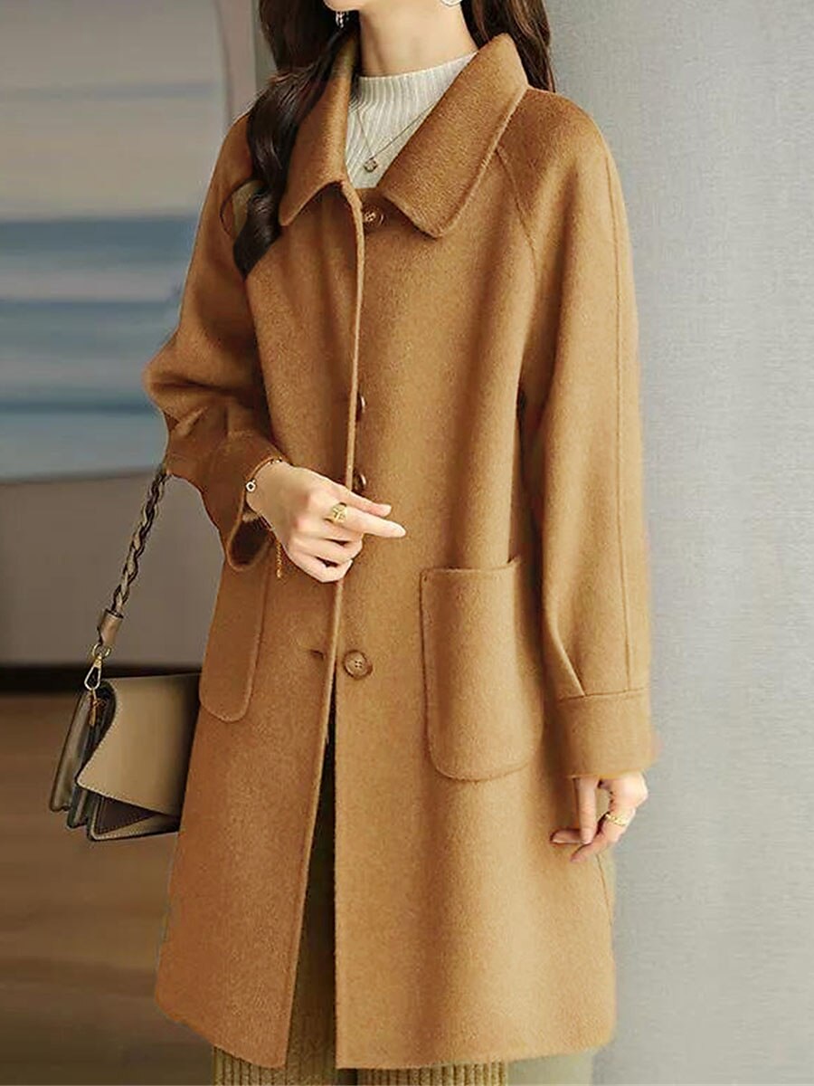 Women's Winter Coat Long Overcoat