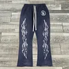 casual printed street trousers