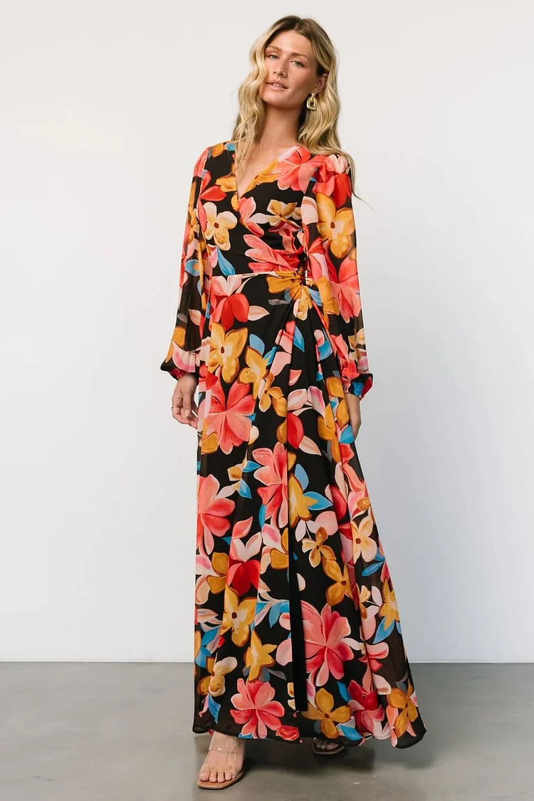 Katinka Wrap Maxi Dress 