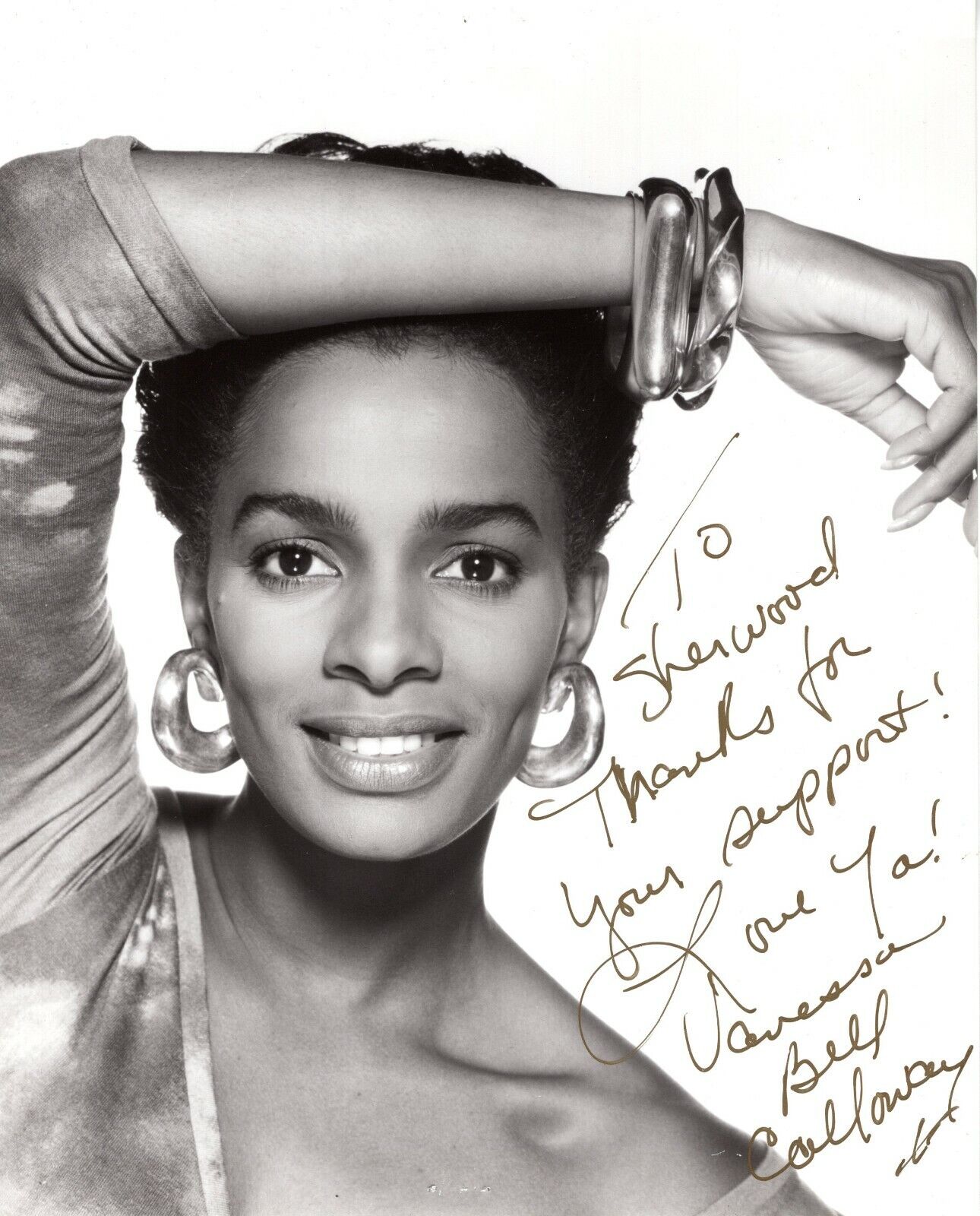 Vanessa Bell Calloway Actress Dancer Hand Signed Autograph 8x10 Photo Poster painting