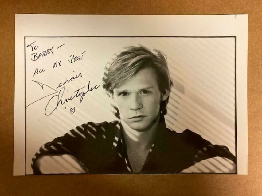 Dennis Christopher Actor Signed 7x10 Handsome Photo Poster painting - Auction House/JSA COA