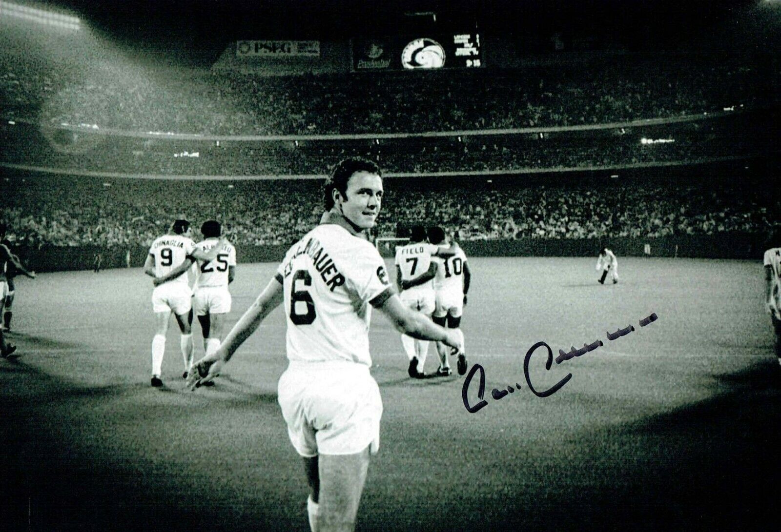 Franz BECKENBAUER SIGNED Autograph World Cup 12x8 West Germany Photo Poster painting 2 AFTAL COA