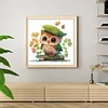 Owl - 18CT Stamped Cross Stitch 20*20cm/7.87*7.87in