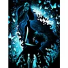 Silhouette De Princesse Disney-Complète Rond Diamant Peinture-40X50CM
