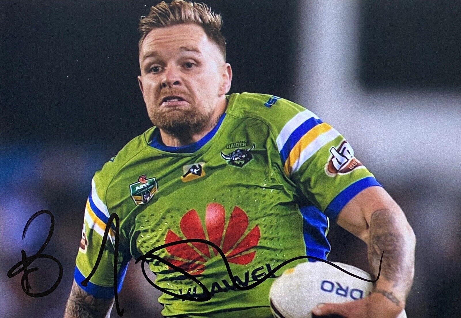 Blake Austin Genuine Hand Signed 6X4 Photo Poster painting - Canberra Raiders