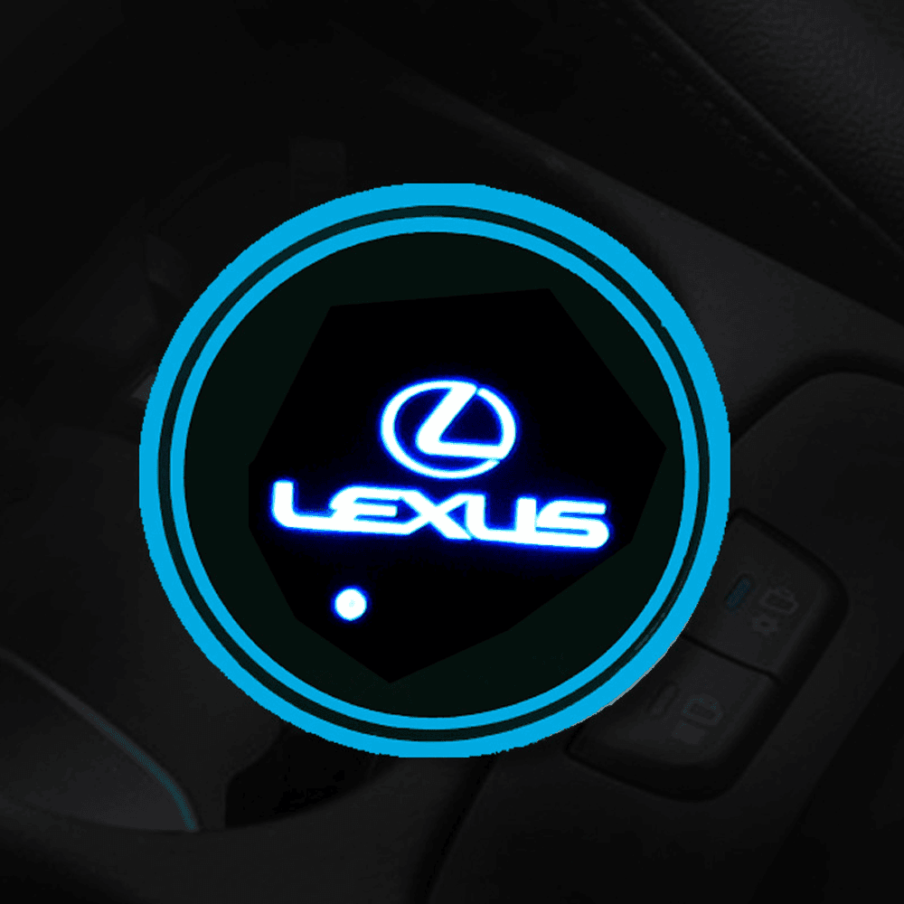 Lexus-Compatible LED Cup Holder Light