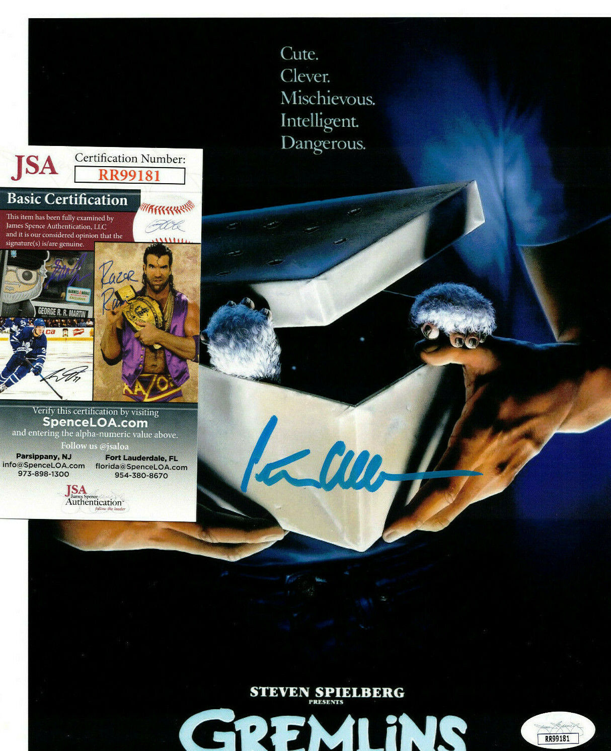 Peter Cullen Signed 8x10 Photo Poster painting Auto, Gremlins, Voices, Sound Effects, JSA COA