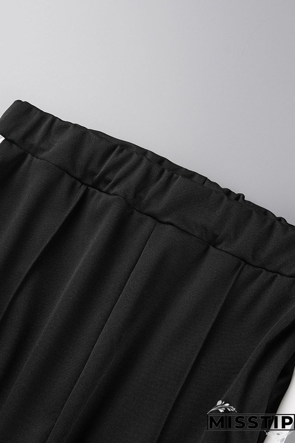 Black Casual Solid Patchwork Zipper Long Sleeve Two Pieces