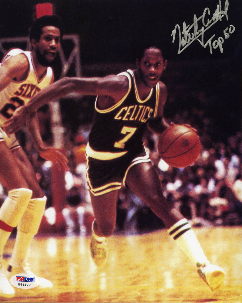 Nate Tiny Archibald SIGNED 8x10 Photo Poster painting + Top 50 HOF Celtics PSA/DNA AUTOGRAPHED