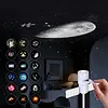 Galaxy Star Projector USB 2 in 1 Night Light Starry Sky Lamp 360