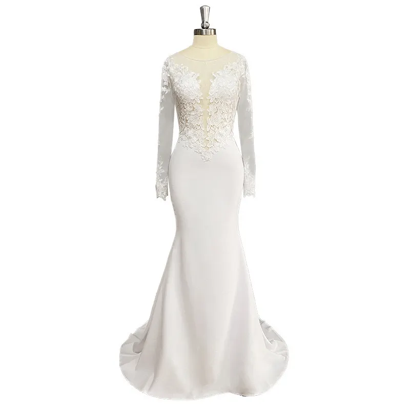 Uveng Uveng Dress Sexy Fairy Gas Noble Fashion White Banquet Temperament Fishtail Dress Light Luxury Niche
