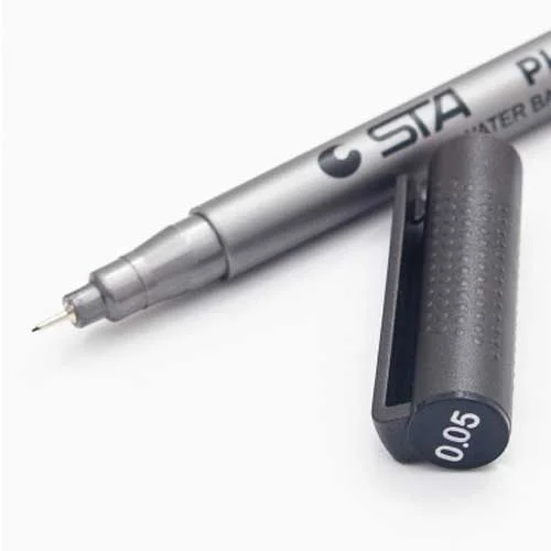 STA Waterproof Fade Proof Micron PenTip Fine Liner Black Sketch Water Marker Pen for Manga markers Drawing Art Supplies