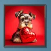 Diamond Painting-DIY Full Round Drill Heart And Dog