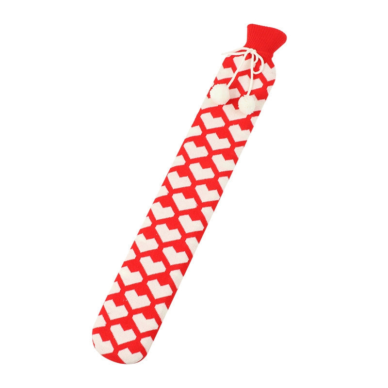 Hot Water Bag Spot BS Cartoon Warm Water Bag UK Christmas Plush Hand Warmer Long Water Filling Hot Water Bag