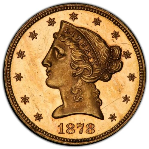 1878 $5 - P EDITION AMERICAN COIN/1878 gold eagle