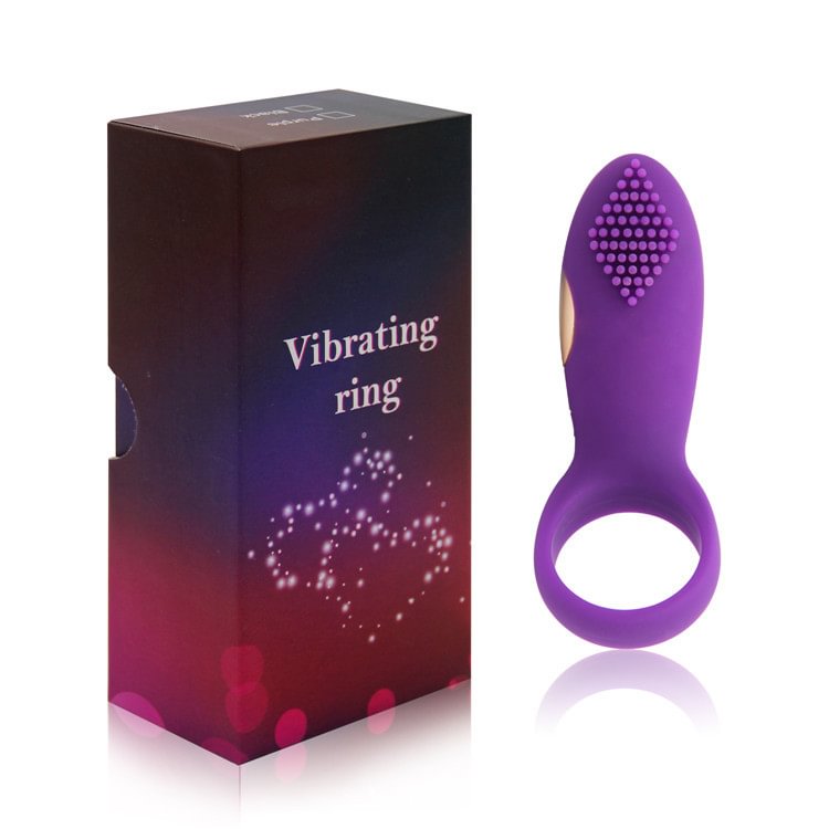 Silicone Vibration Male Collar Vibration Cock Lock Adult Sex Toy Fit For Men And Women