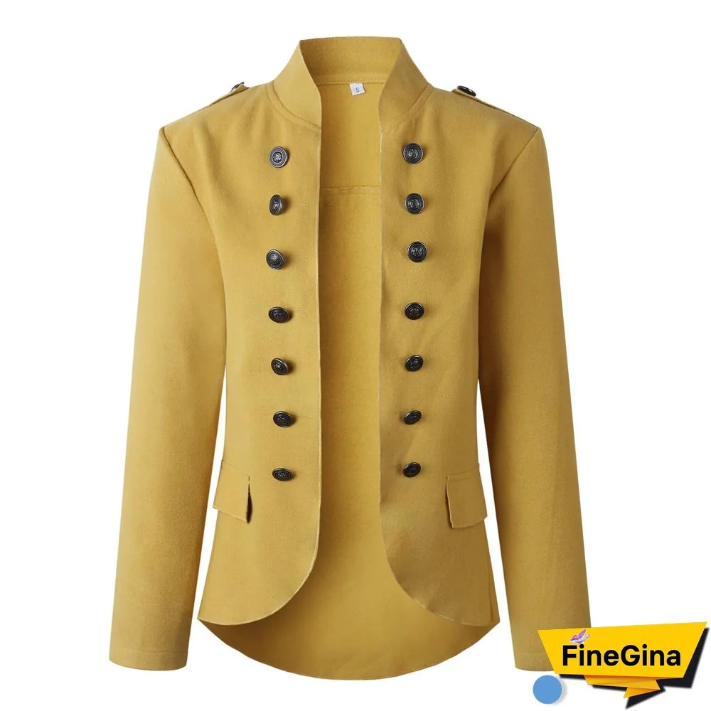 Casual Buttons Design Jacket(3 Colors)