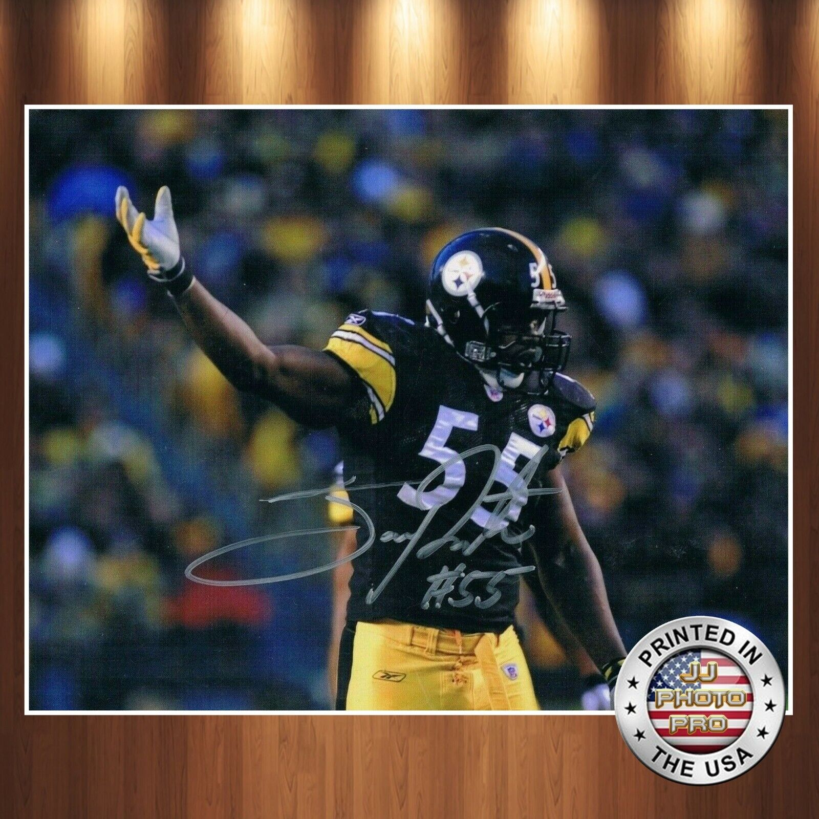 Joey Porter Autographed Signed 8x10 Photo Poster painting (Steelers) REPRINT