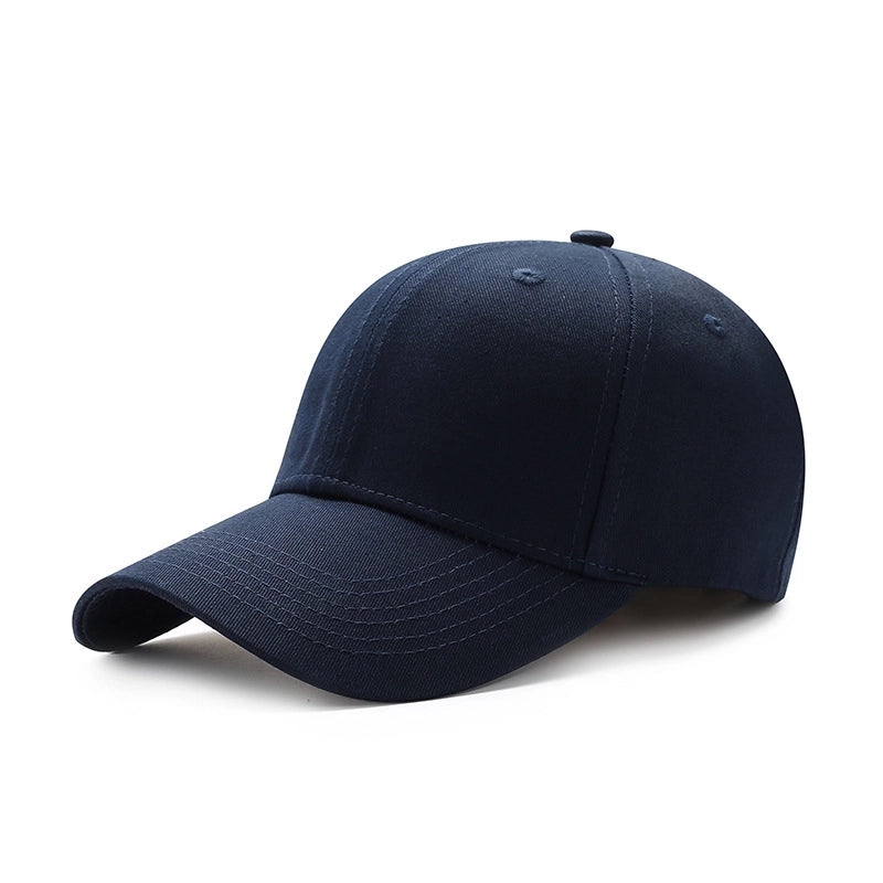 Unisex Minimalist Solid Color Curved Eaves Baseball Cap
