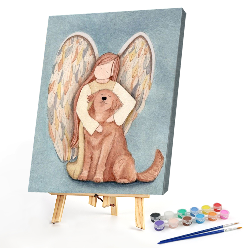 

40*50CM - Paint By Numbers - Broken Angel, 501 Original