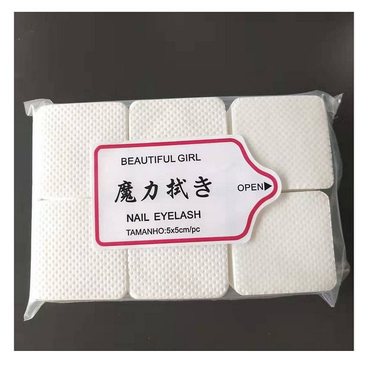 Lint Free Nail Polish Remover Cleaner Wipes Acrylic UV Gel Tips Cotton Pads Cleaning Manicure Tools