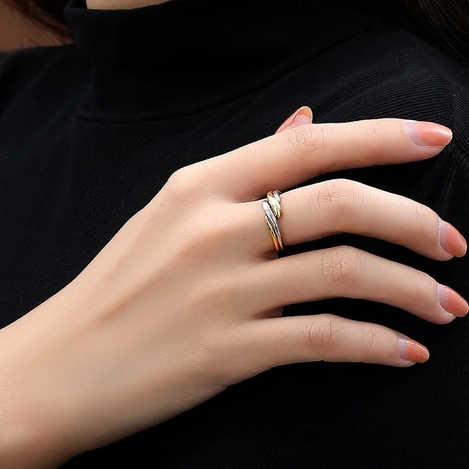 Tinyname&reg; Women 925 Silver Irregular Ring