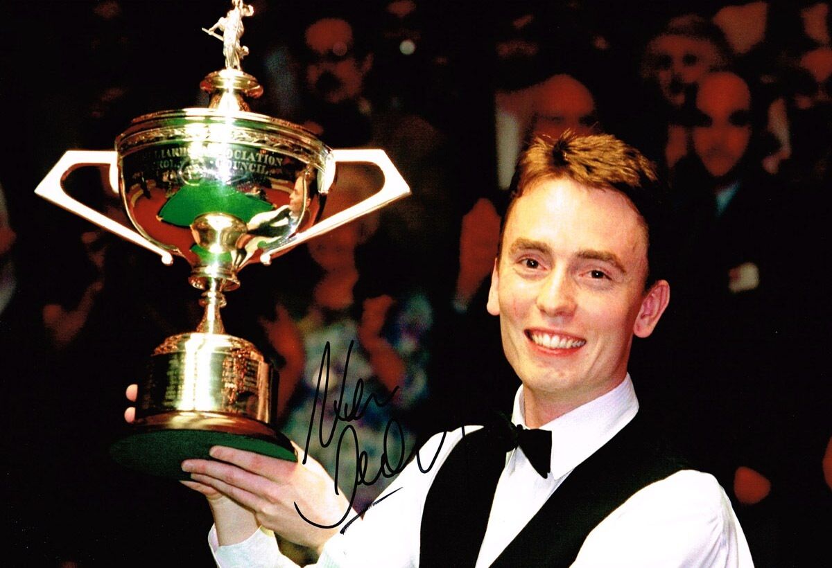 Ken Doherty SIGNED Autograph Photo Poster painting AFTAL COA World Snooker Champion at Crucible