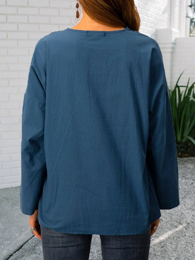 Cotton Holiday Shift Shirts & Tops