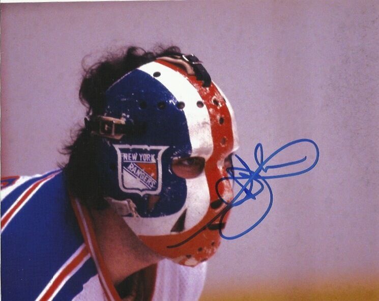 New York Rangers John Davidson Autographed Signed 8x10 Photo Poster painting COA #1