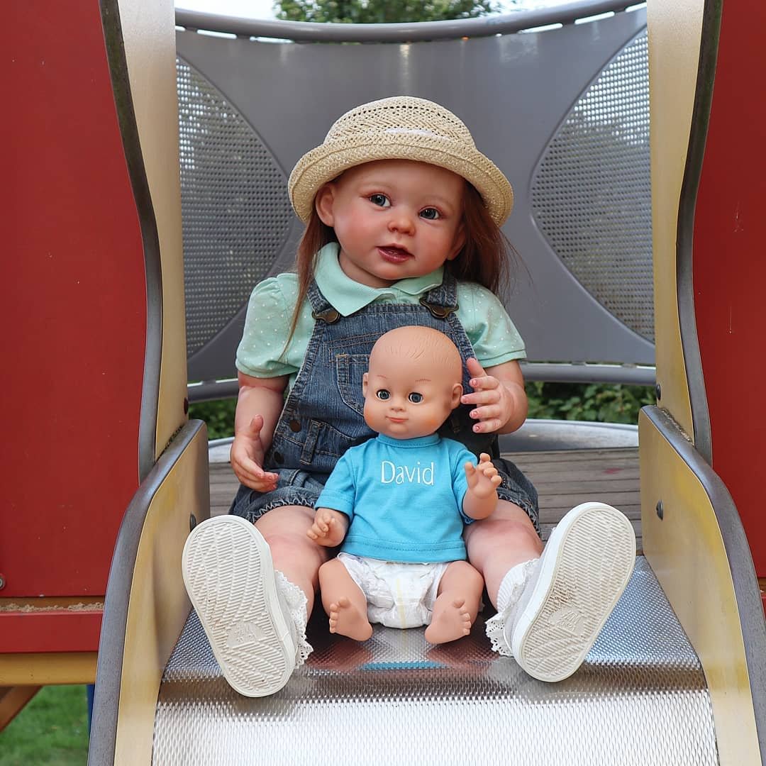20'' Lifelike Awake Gwen Realistic Vinyl Reborn Baby Doll Girl