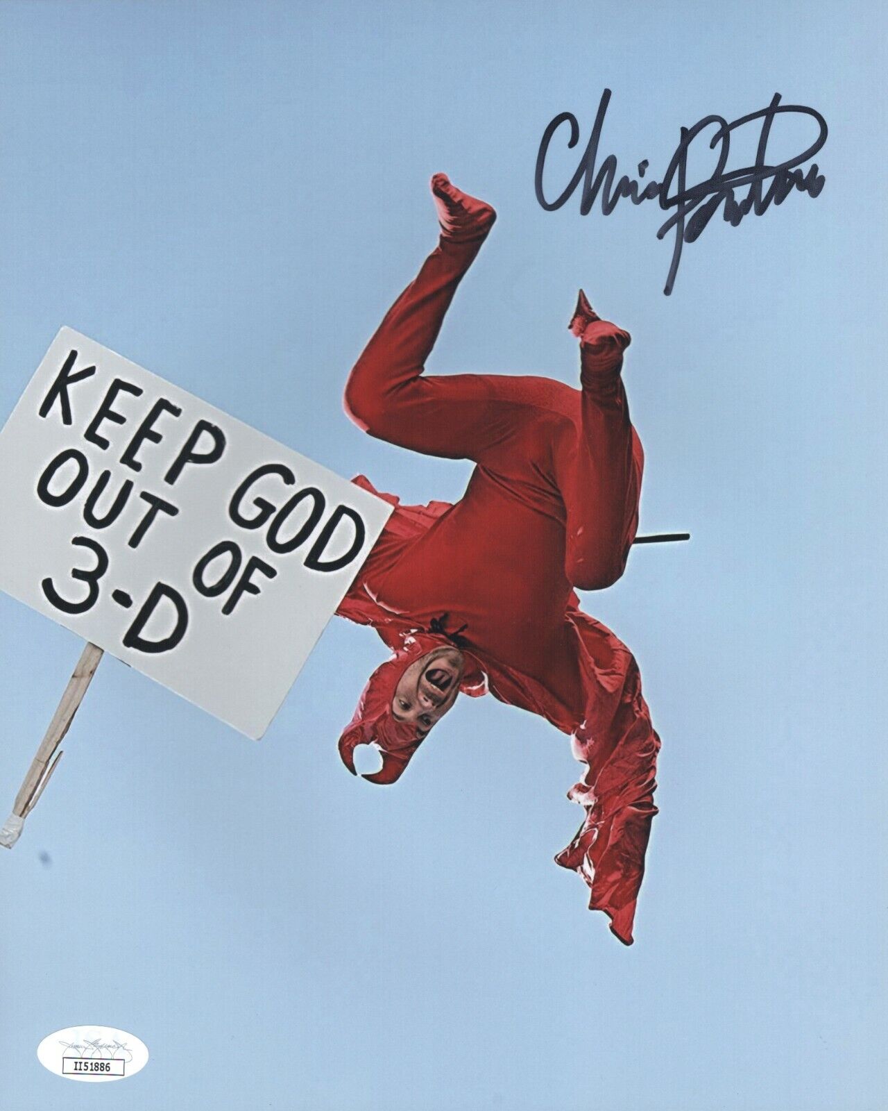 CHRIS PONTIUS Signed JACKASS 8x10 Photo Poster painting In Person Autograph JSA COA Cert