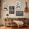 4pcs - Vintage Metal Signs(12*16Inch)   - Bar