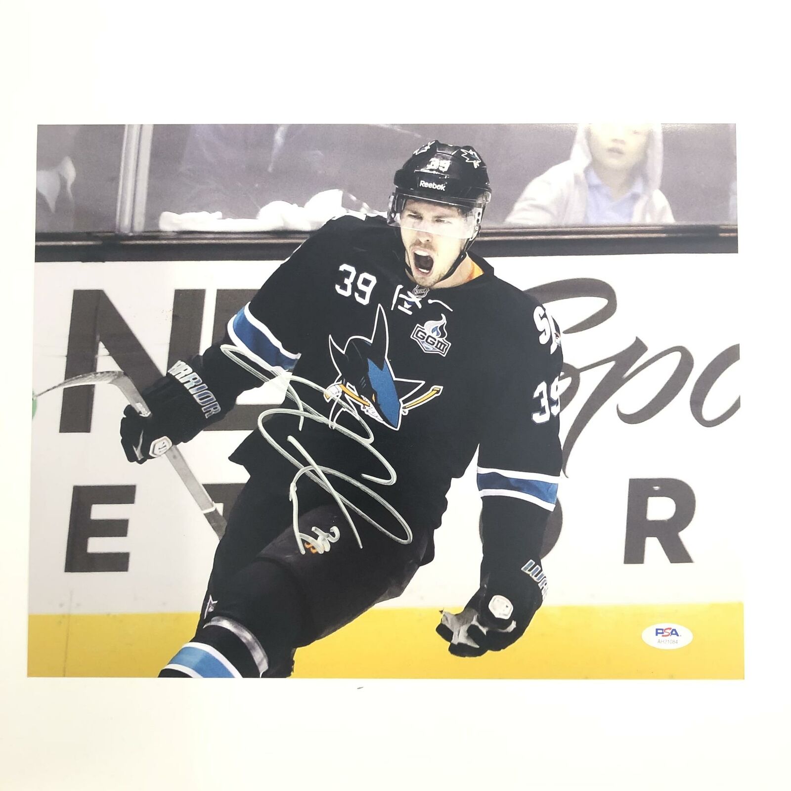 Logan Couture signed 11x14 Photo Poster painting PSA/DNA San Jose Sharks Autographed