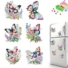 6Pcs Diamond Painting Butterfly Fridge Magnet for DIY Art Crafts