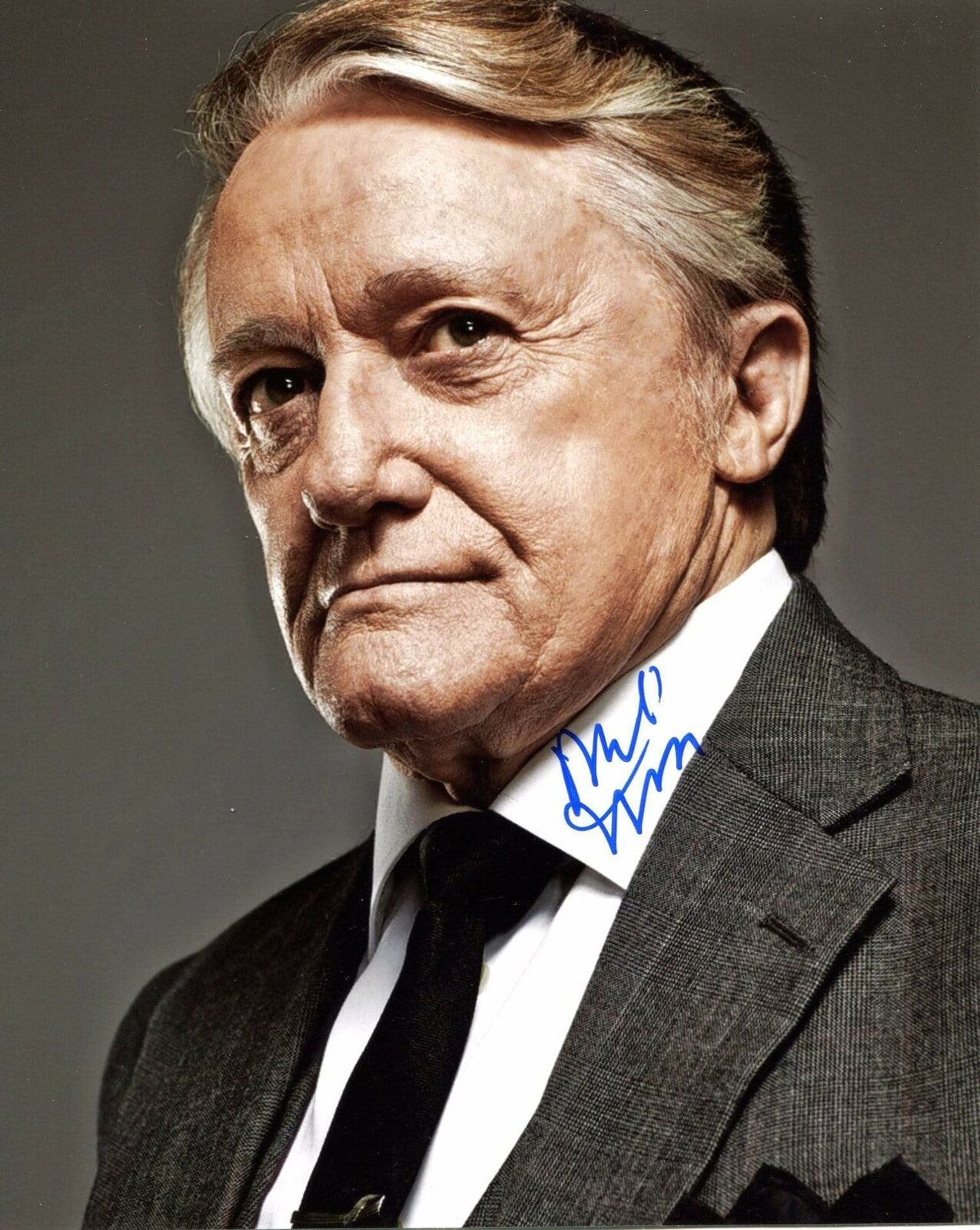 Robert Vaughn (+) ACTOR autograph, In-Person signed Photo Poster painting