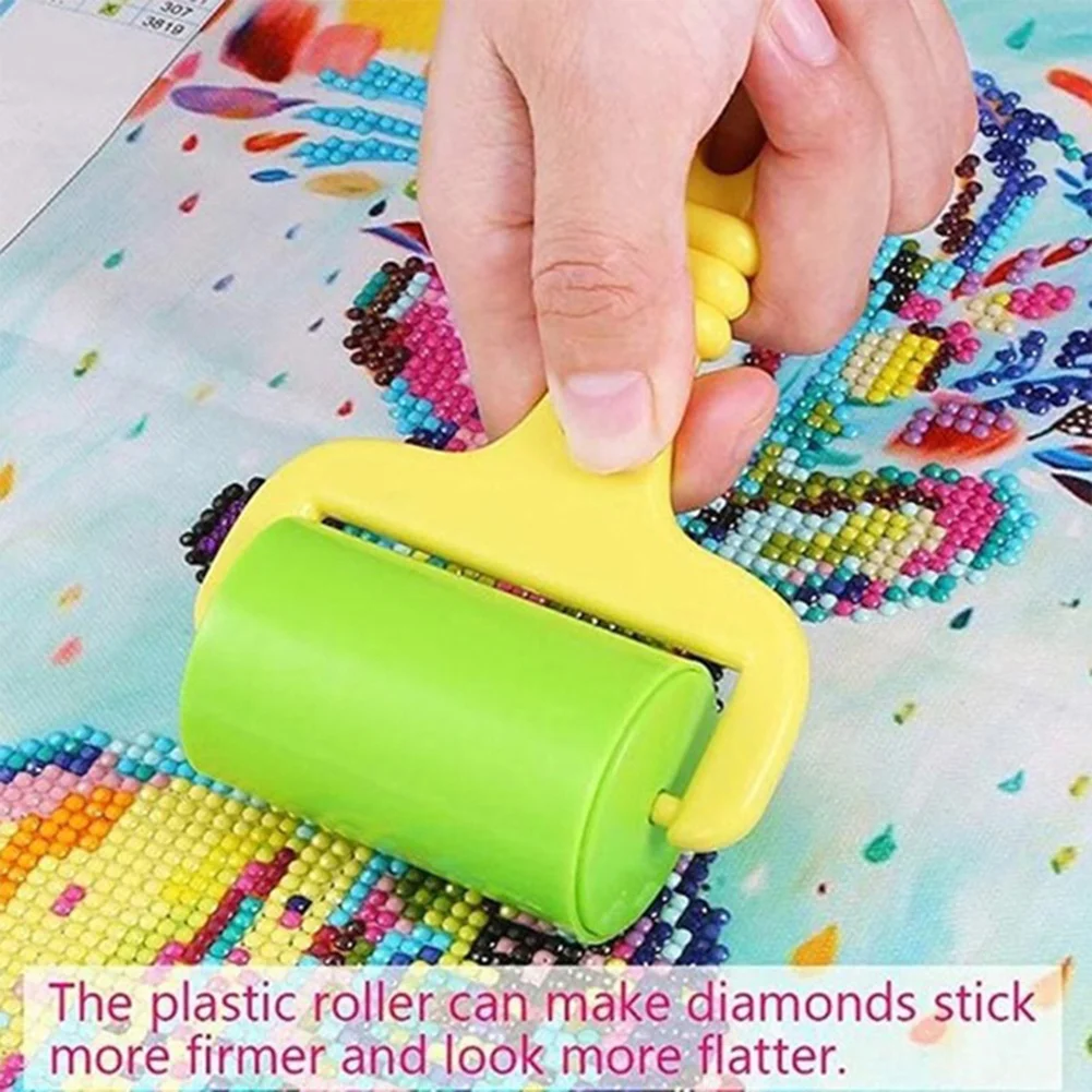 Plastic Diamond Painting Press Roller DIY Rolling Bar Gadgets Color Random