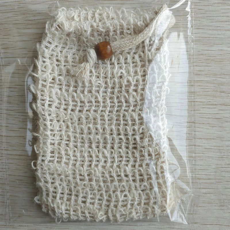 Minimalist Solid Color Cotton And Linen Soap Foam Net