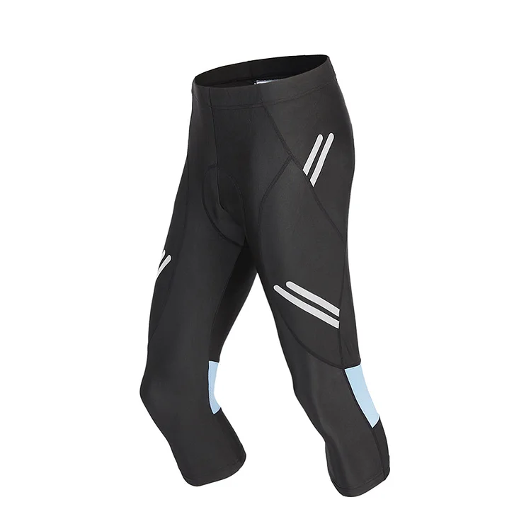 Men's Cycling Shorts with 3D Gel Padded Bike 3/4 Tights