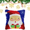 Santa Gift-DIY Latch Hook Rug Pillowcase Kits 43*43cm tapestrymarket